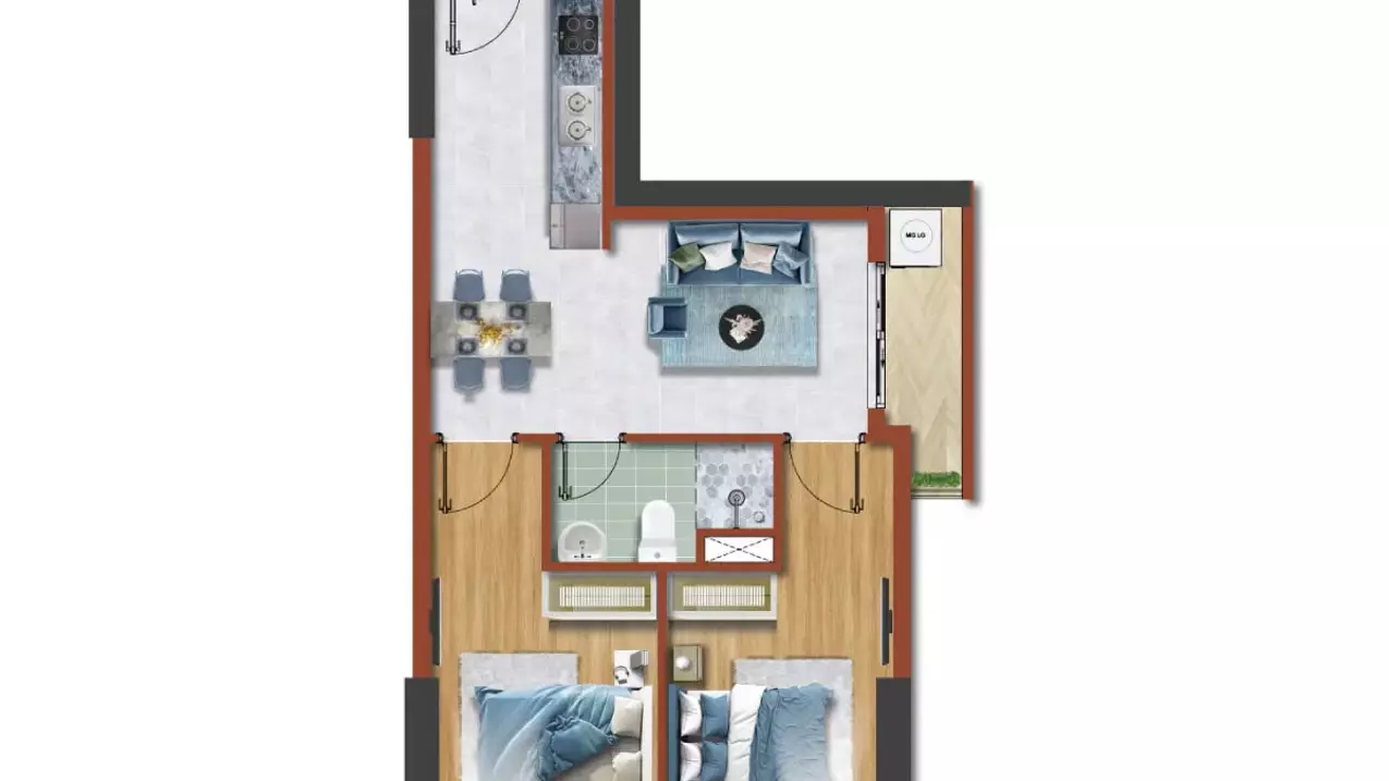 ???? 2PN – 48M² CHỈ 1,4 TỶ FULL VAT | TẦNG CAO – VIEW THOÁNG – NHẬN NHÀ CUỐI 2026-anh-1