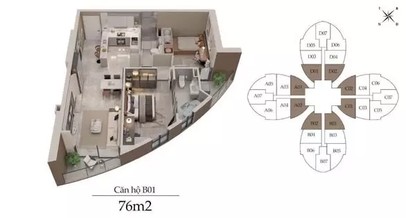 Bán nhà riêng chính chủ 76 m2 tại dự án The Queen 360 Giải Phóng-anh-4