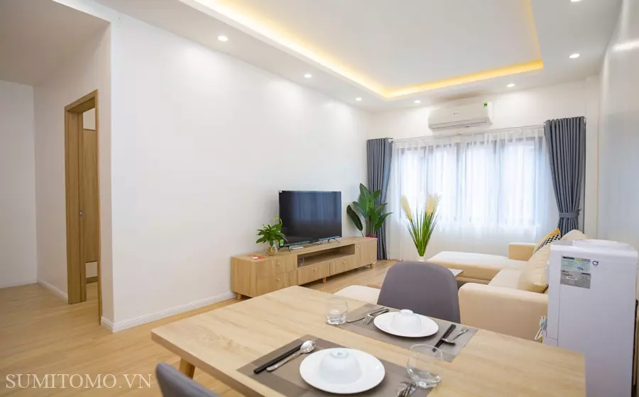 Căn hộ dịch vụ 1 ngủ 65m2 cho thuê tại phố Kim Mã, đối diện Daewoo, Lotte, Hồ Thủ Lệ-anh-2