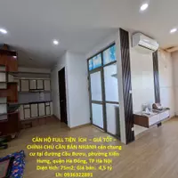 CĂN HỘ FULL TIỆN  ÍCH  – GIÁ TỐT – CHÍNH CHỦ CẦN BÁN NHANH căn chung cư tại quận Hà Đông, TP Hà Nội-anh-6