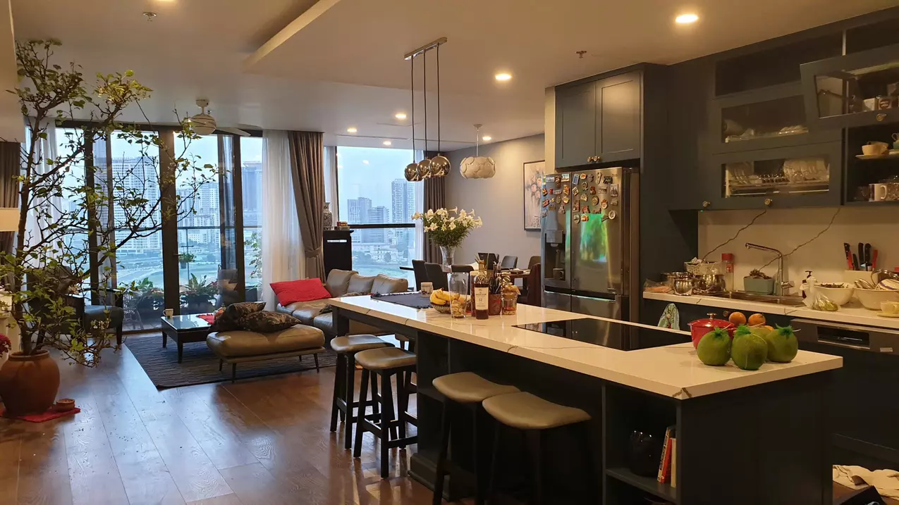 Cho Thuê Căn Hộ Cao Cấp Vinhomes Skylake Mễ Trì - 155m² Căn Góc 3PN View Hồ Tuyệt Đẹp-anh-4