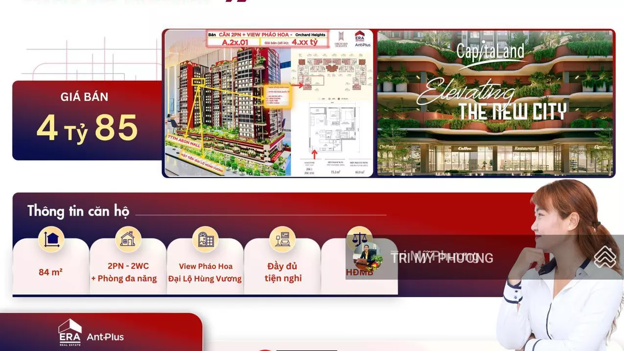Orchard Heights - chỉ 1 tỷ 500 triệu, công chứng, sang tên ngay căn 2PN + MT Đại Lộ Hùng Vương-anh-1