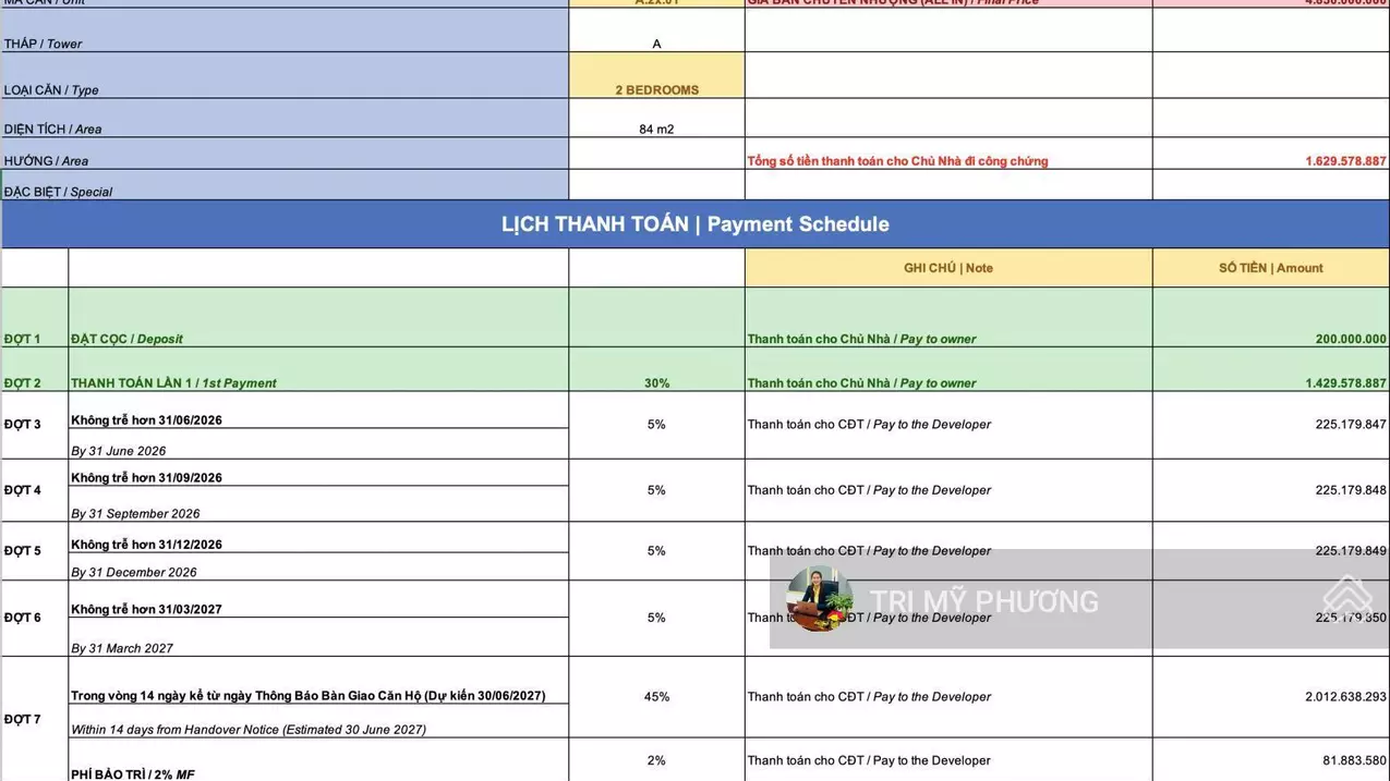Orchard Heights - chỉ 1 tỷ 500 triệu, công chứng, sang tên ngay căn 2PN + MT Đại Lộ Hùng Vương-anh-5