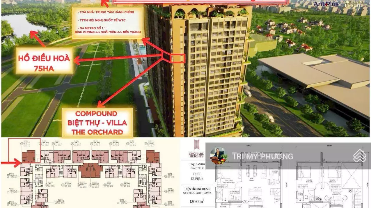 Orchard Heights - TT 2 tỷ 4 công chứng ngay - căn duplex thông cao 2 tầng, 3PN, rộng 150m2, view hồ-anh-1