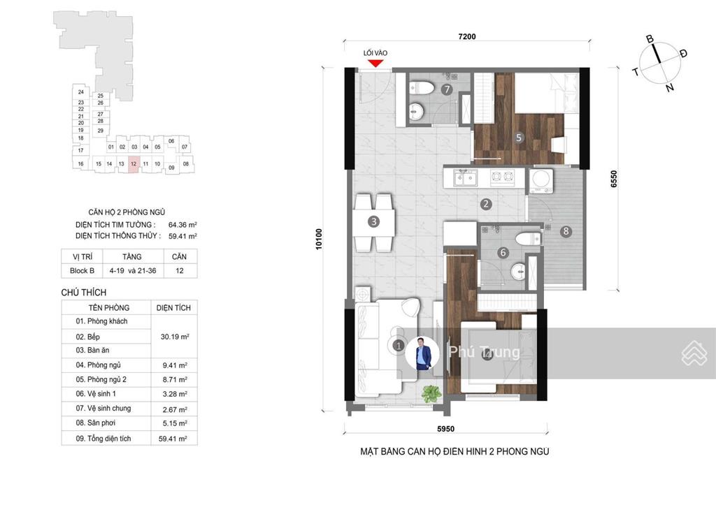Bán 1tỷ799 căn hộ 2pn 2wc opal skyline view đẹp thông thoáng sang tên ngay-anh-5