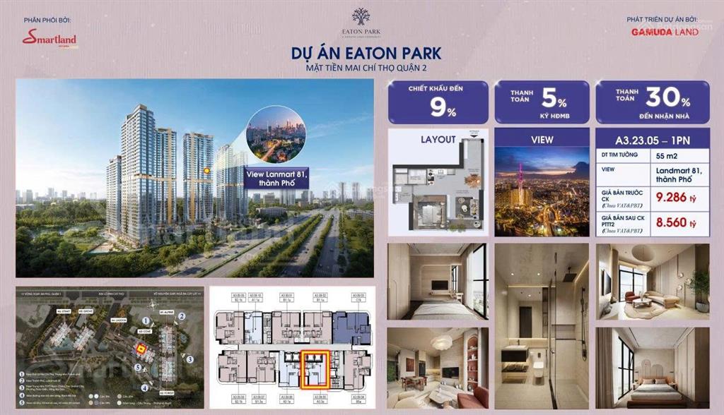 Bán căn hộ 1pn city view toà a3 eaton park, giá siêu tốt, giá gốc cđt, 0937 911 ***-anh-1