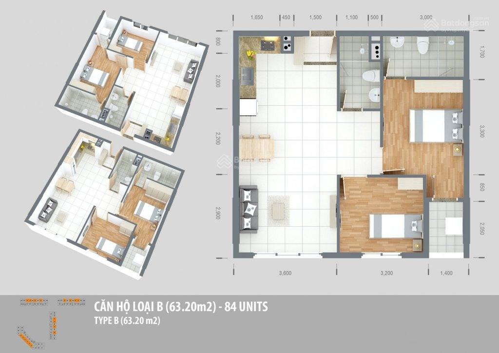Cho thuê green town bình tân 68m2 /2pn2wc/ 6.5tr nhà trống, full nội thất/ 8.5tr. o9o2.51o.57o-anh-2